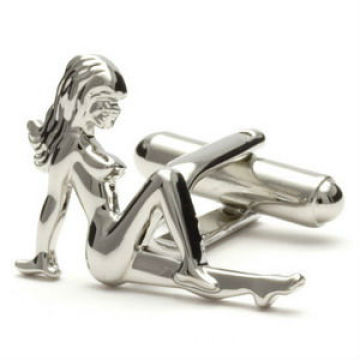 Garment Accessories China Supplier Sexy Woman Silver Cufflinks